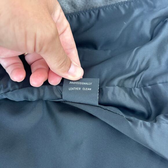 Vintage Leather Y2K Moto Biker Vest Grunge 90s Top Full Zip Medium Layering - Picture 10 of 12